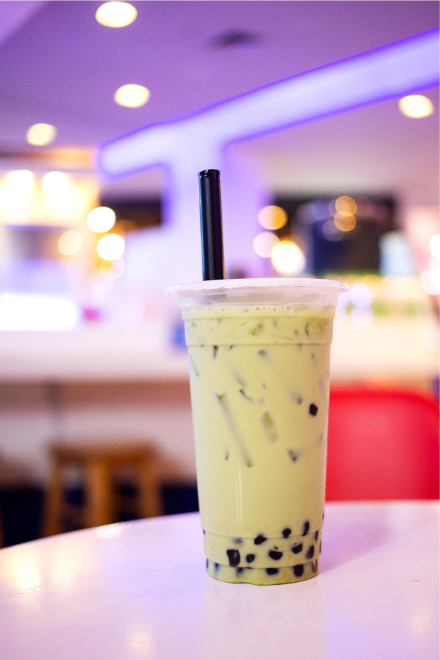 Bubble Tea al melone verde